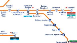free london guide overground map