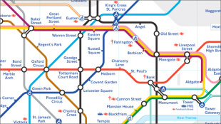 simple underground railroad map