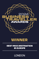 Business Traveller Awards 2024 Winner - Best MICE Destination in Europe